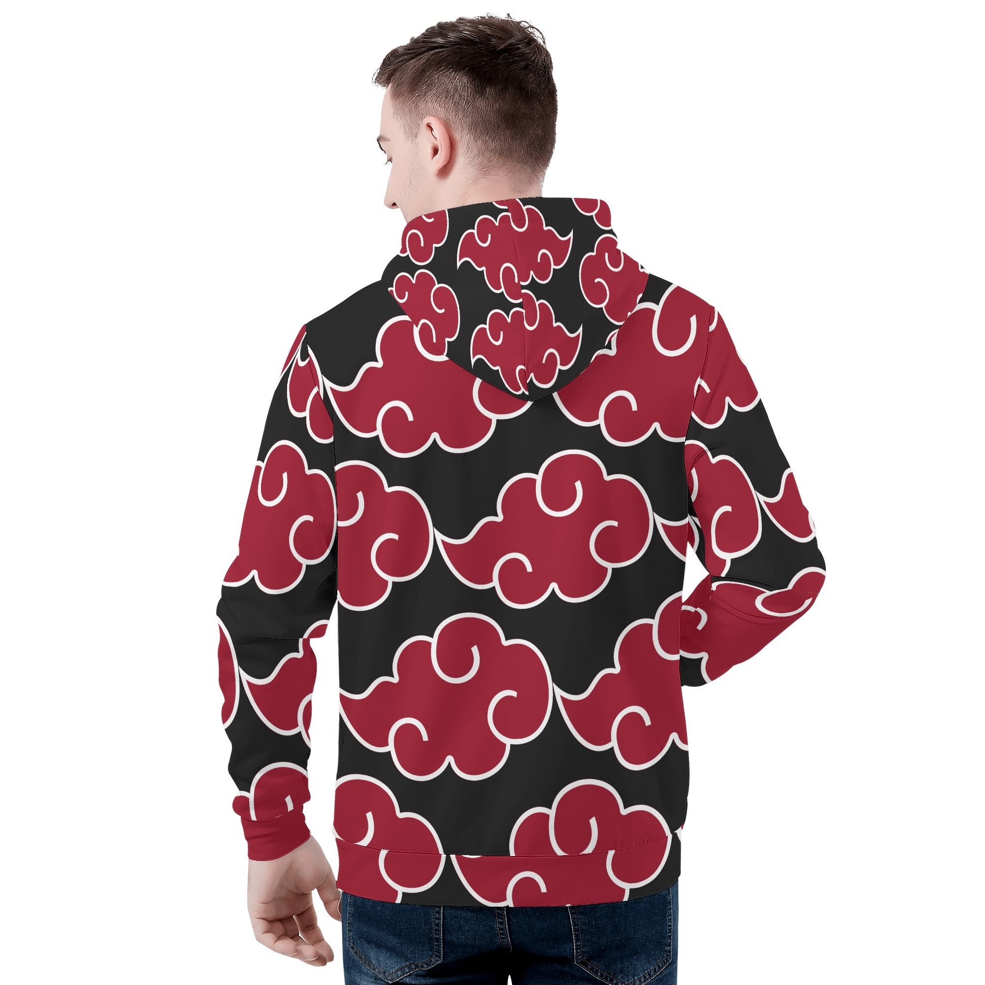 Akatsuki All Over Print Warm Velvets Pair Of Hoodie