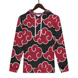 Akatsuki All Over Print Warm Velvets Pair Of Hoodie IGZ Clothing
