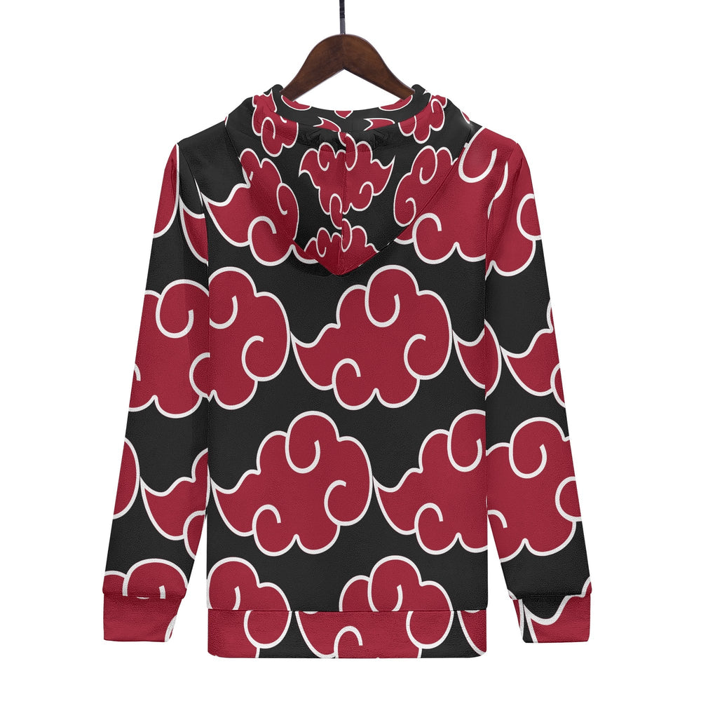 Akatsuki All Over Print Warm Velvets Pair Of Hoodie IGZ Clothing