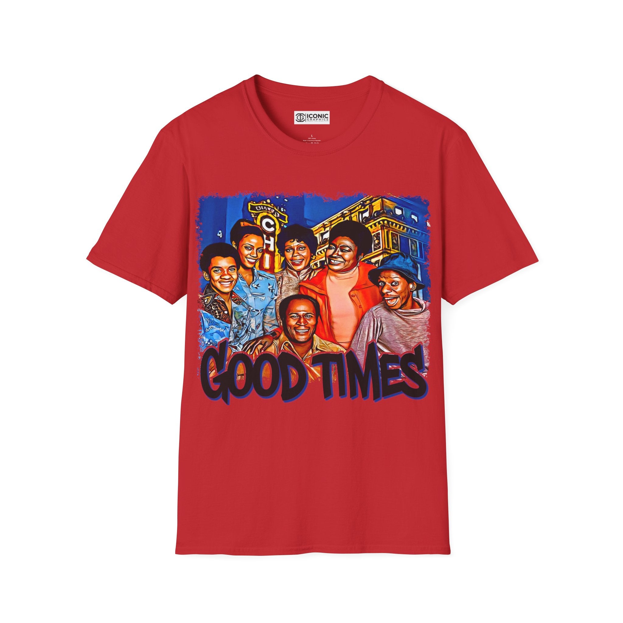 Good Times Unisex Softstyle T-Shirt - IGZ Clothing 