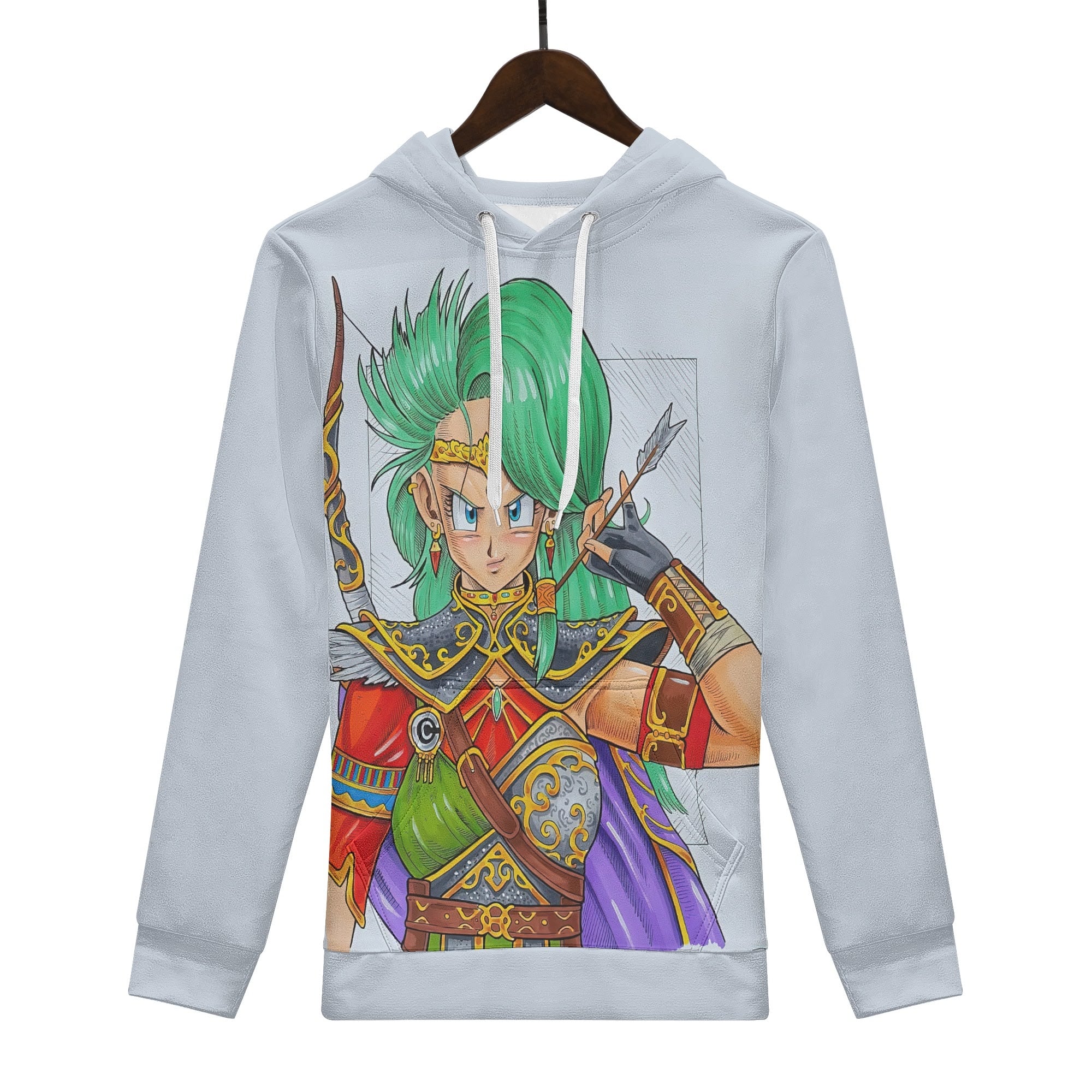 Bulma All Over Print Warm Velvets Pair Of Hoodie