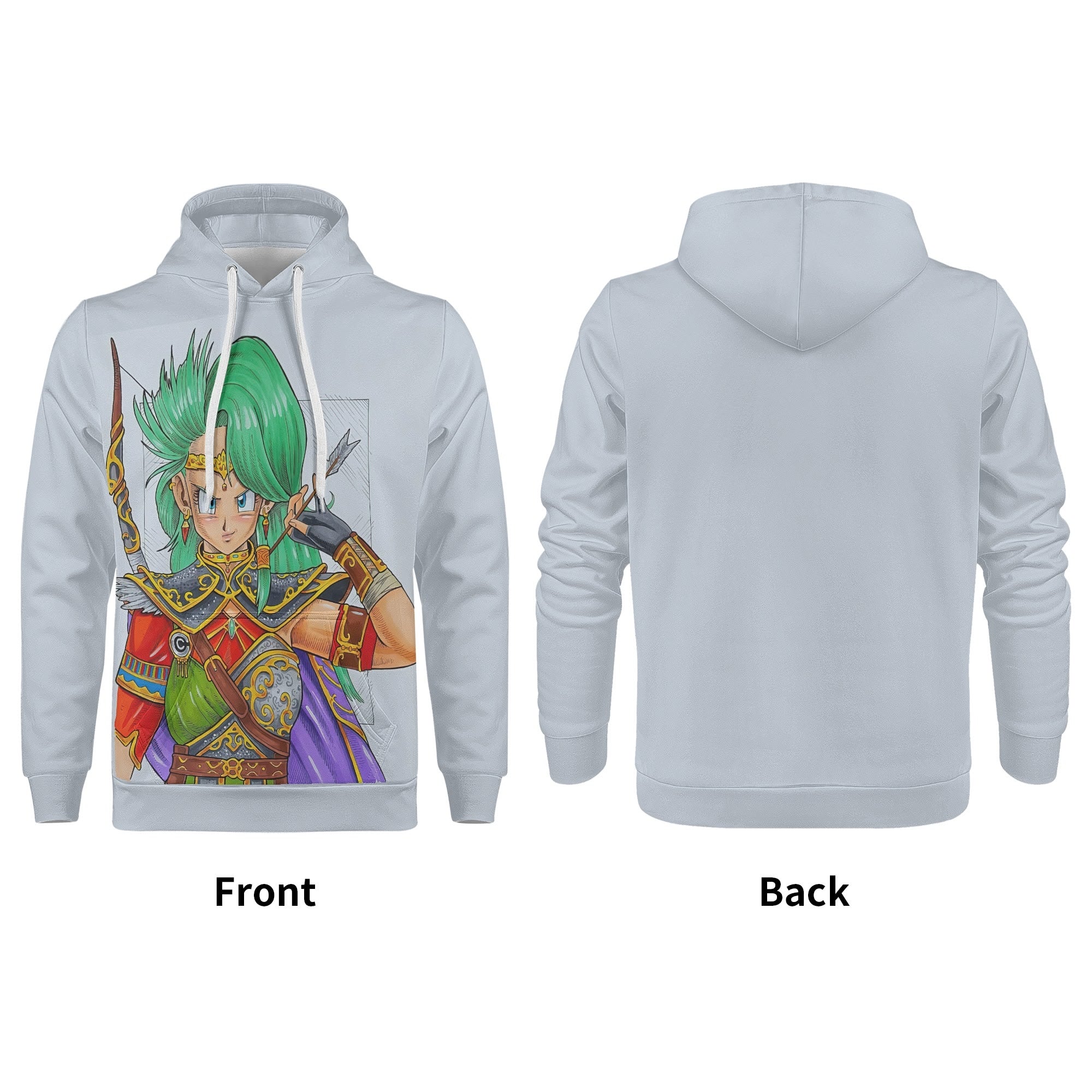 Bulma All Over Print Warm Velvets Pair Of Hoodie