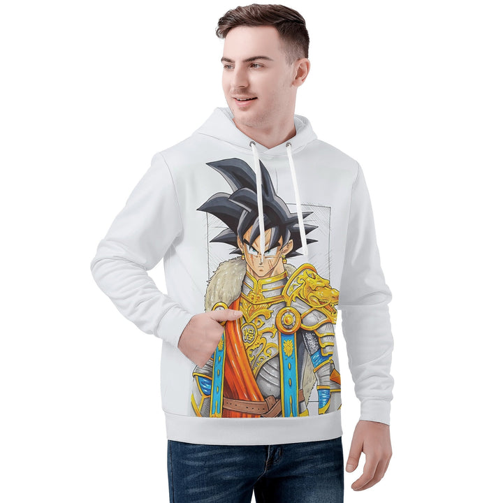 Goku All Over Print Warm Velvets Pair Of Hoodie IGZ Clothing