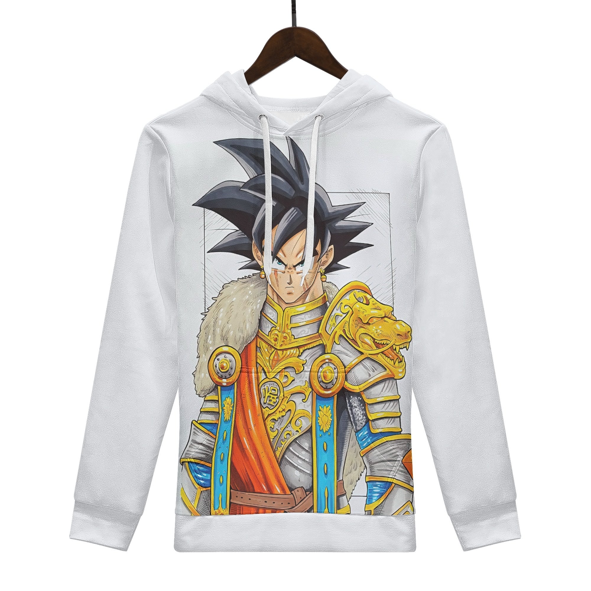 Goku All Over Print Warm Velvets Pair Of Hoodie