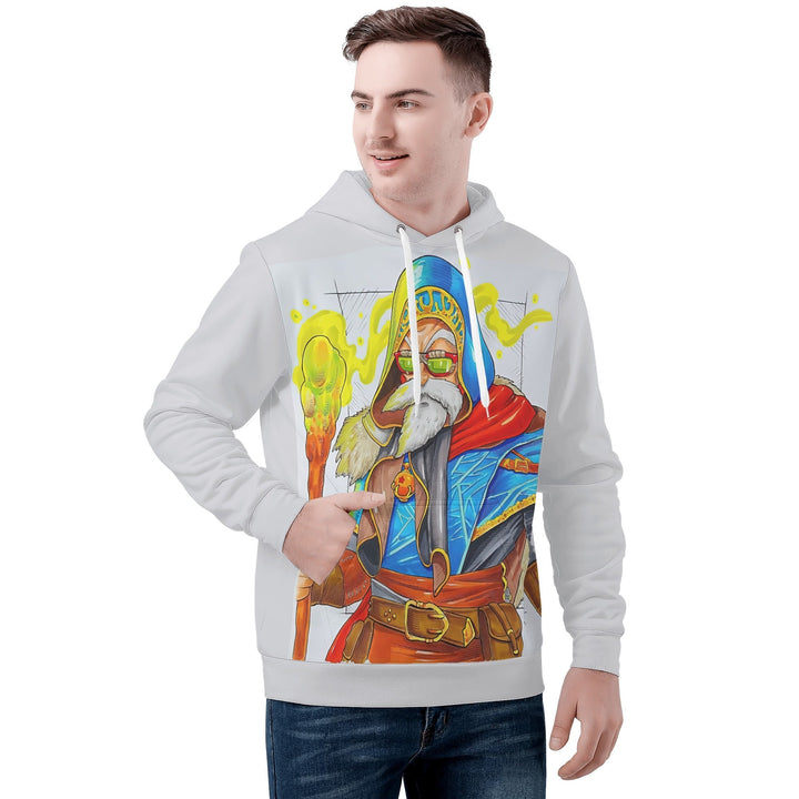 Master Roshi All Over Print Warm Velvets Pair Of Hoodie IGZ Clothing