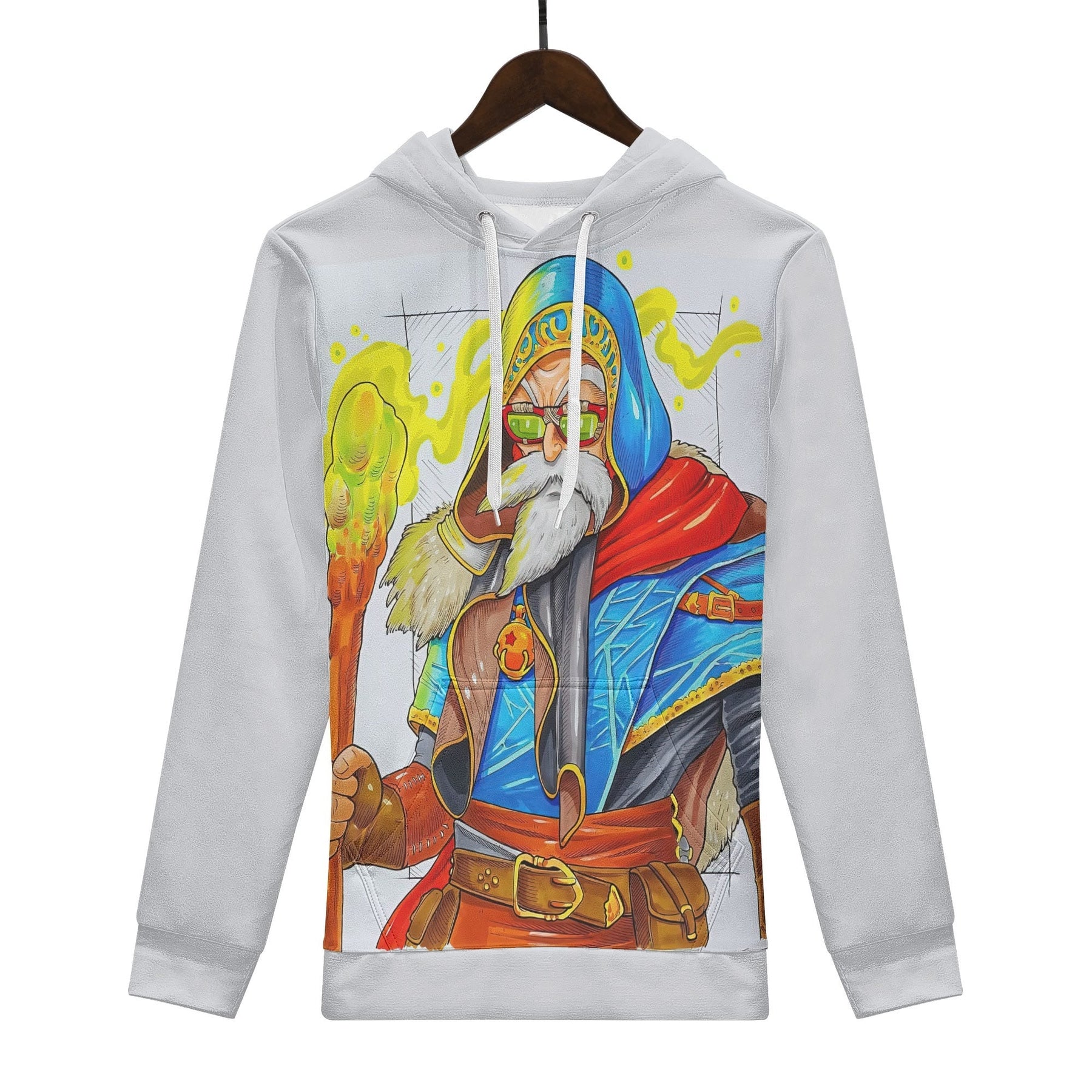 Master Roshi All Over Print Warm Velvets Pair Of Hoodie IGZ Clothing
