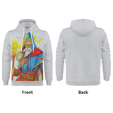 Master Roshi All Over Print Warm Velvets Pair Of Hoodie IGZ Clothing
