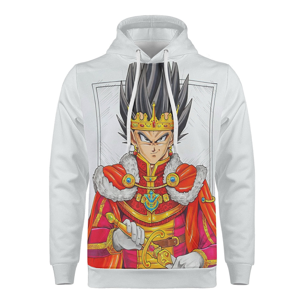 Vegeta All Over Print Warm Velvets Pair Of Hoodie IGZ Clothing