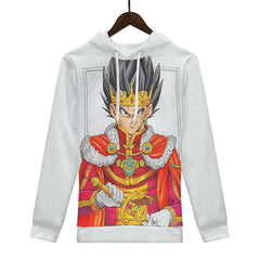 Vegeta All Over Print Warm Velvets Pair Of Hoodie