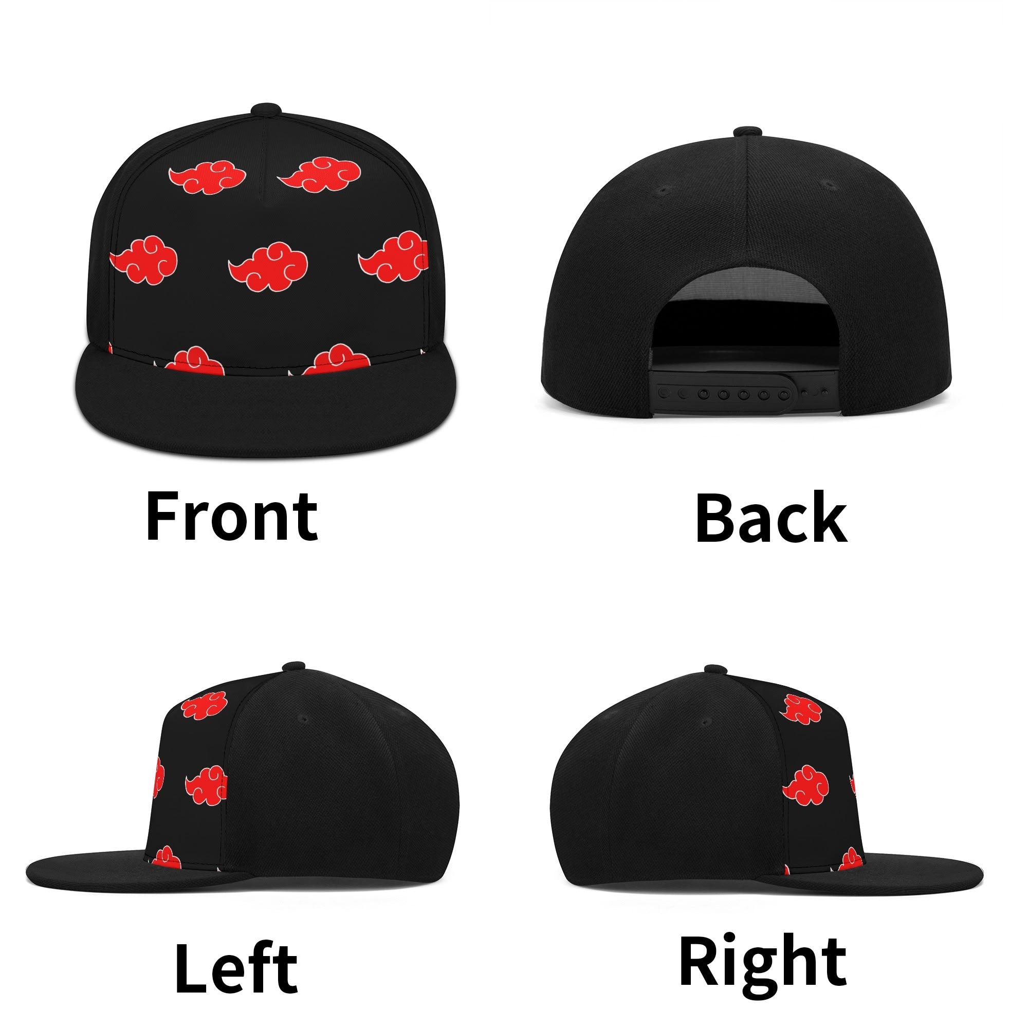 Akatsuki clouds Front Printing Casual Hip-hop Hats