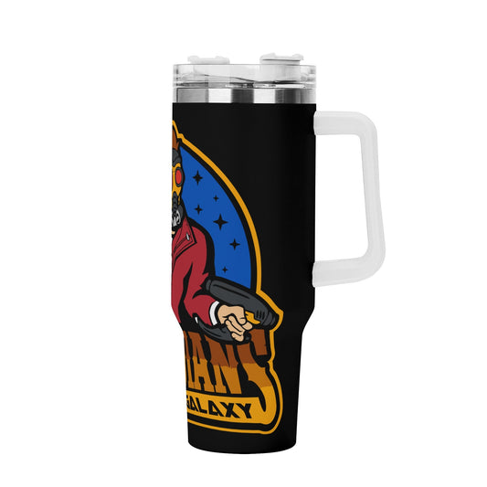 Star-Lord 40oz Stainless Steel Tumbler Gift With White Handle and Straw