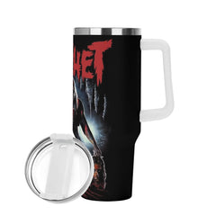 Hatchet 40oz Stainless Steel Tumbler Gift With White Handle and Straw