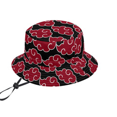 Akatsuki Bucket Hats with Adjustable String