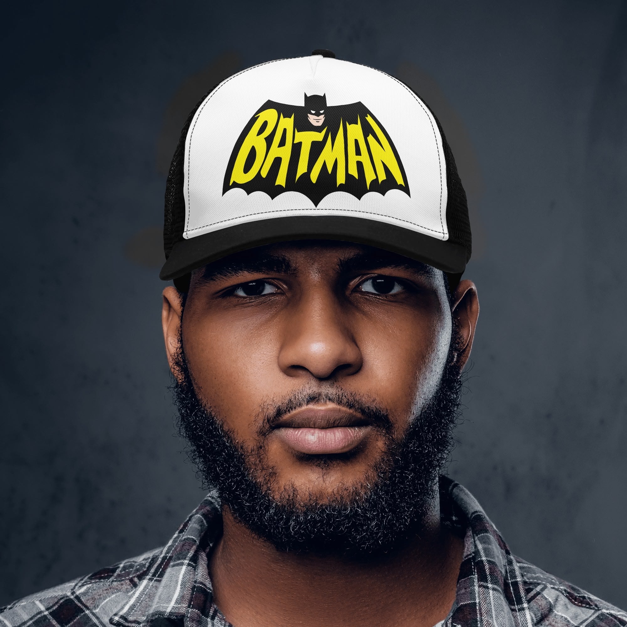 Batman Front Printing Mesh Trucker Hats