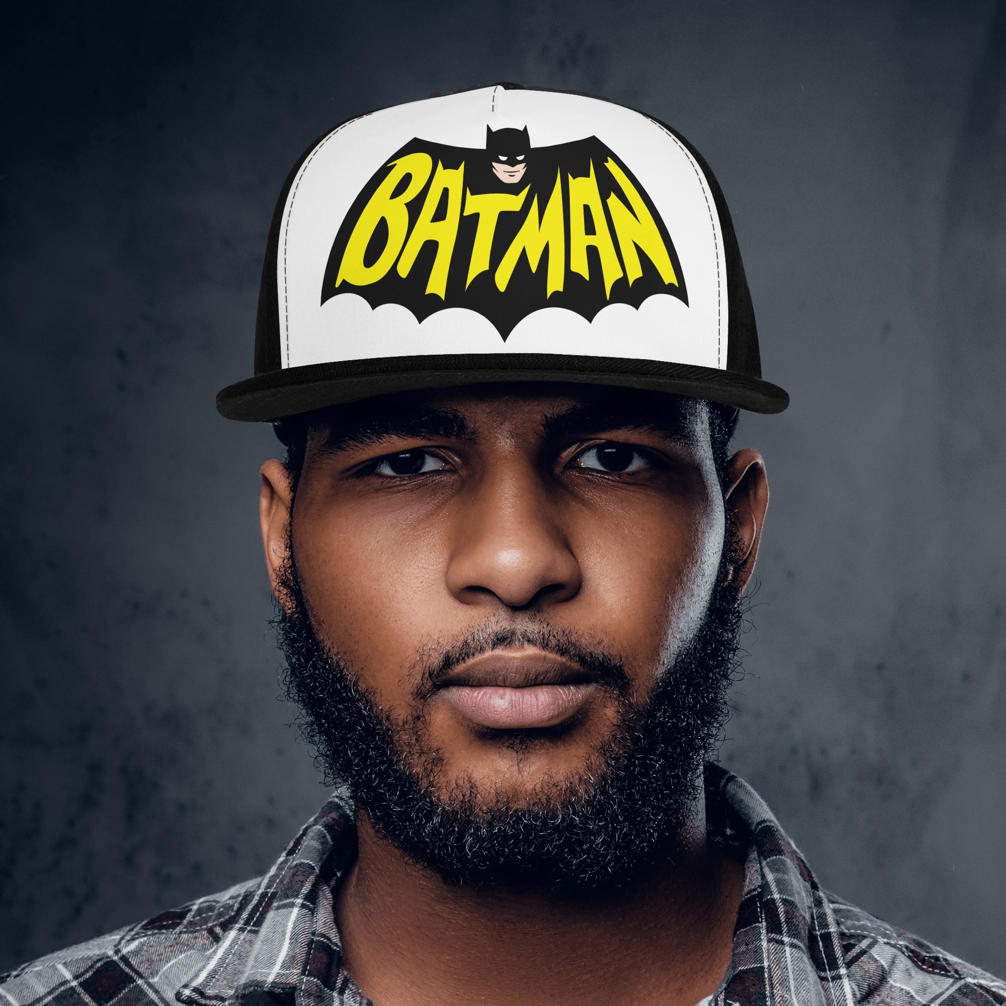 Batman Front Printing Casual Hip-hop Hats