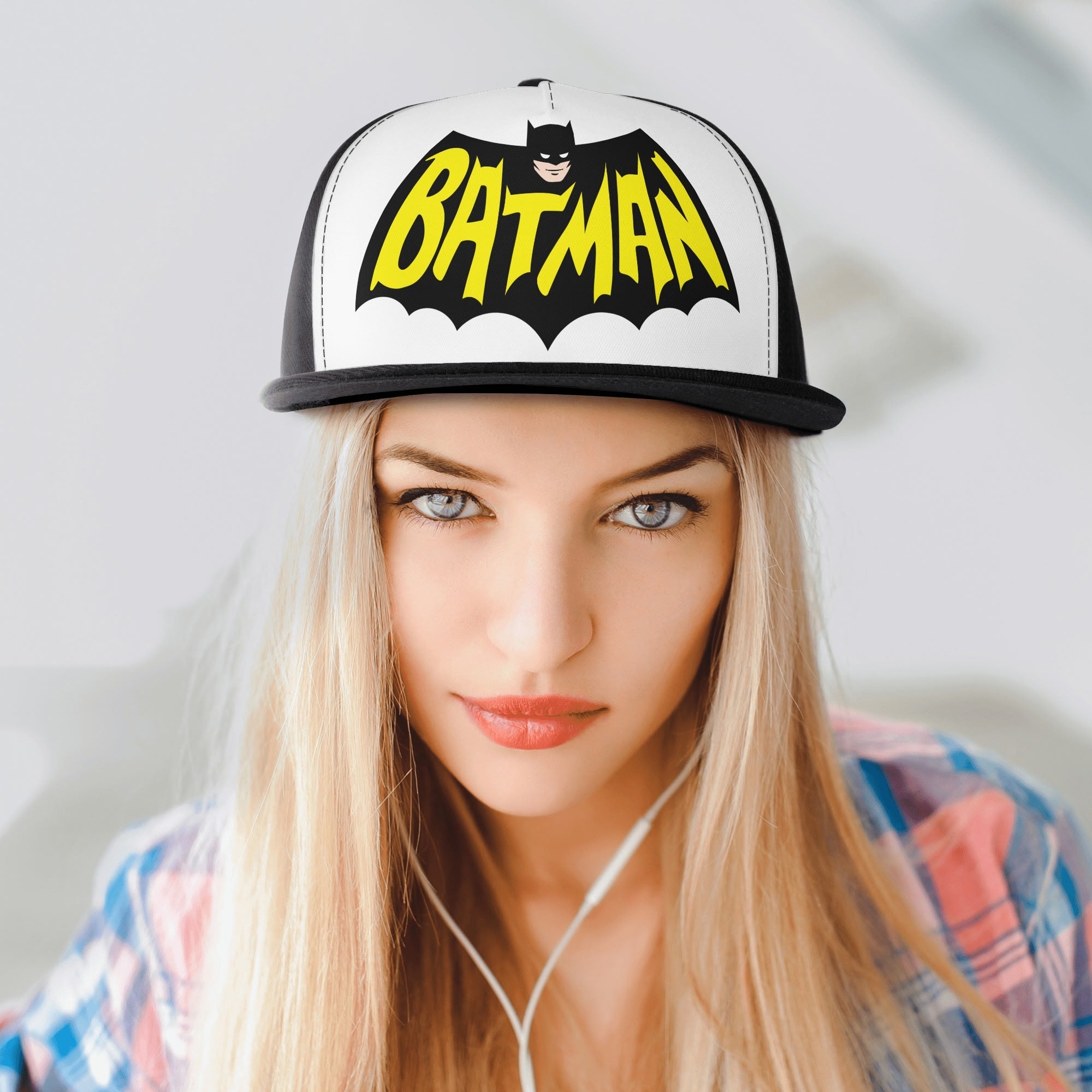 Batman Front Printing Casual Hip-hop Hats