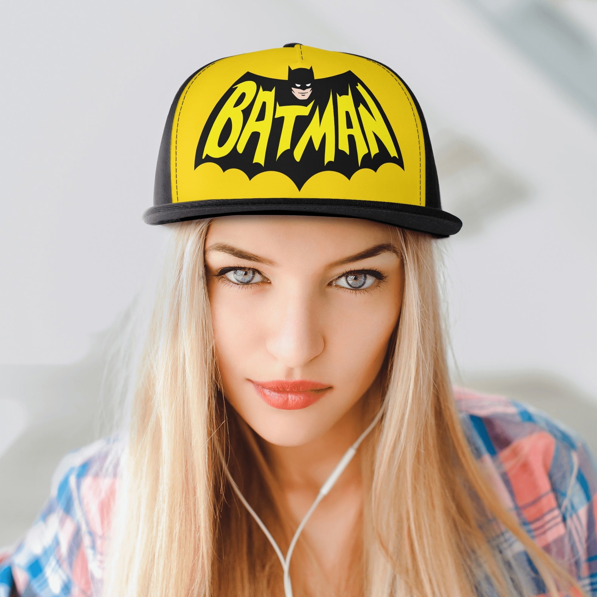 Batman Front Printing Casual Hip-hop Hats