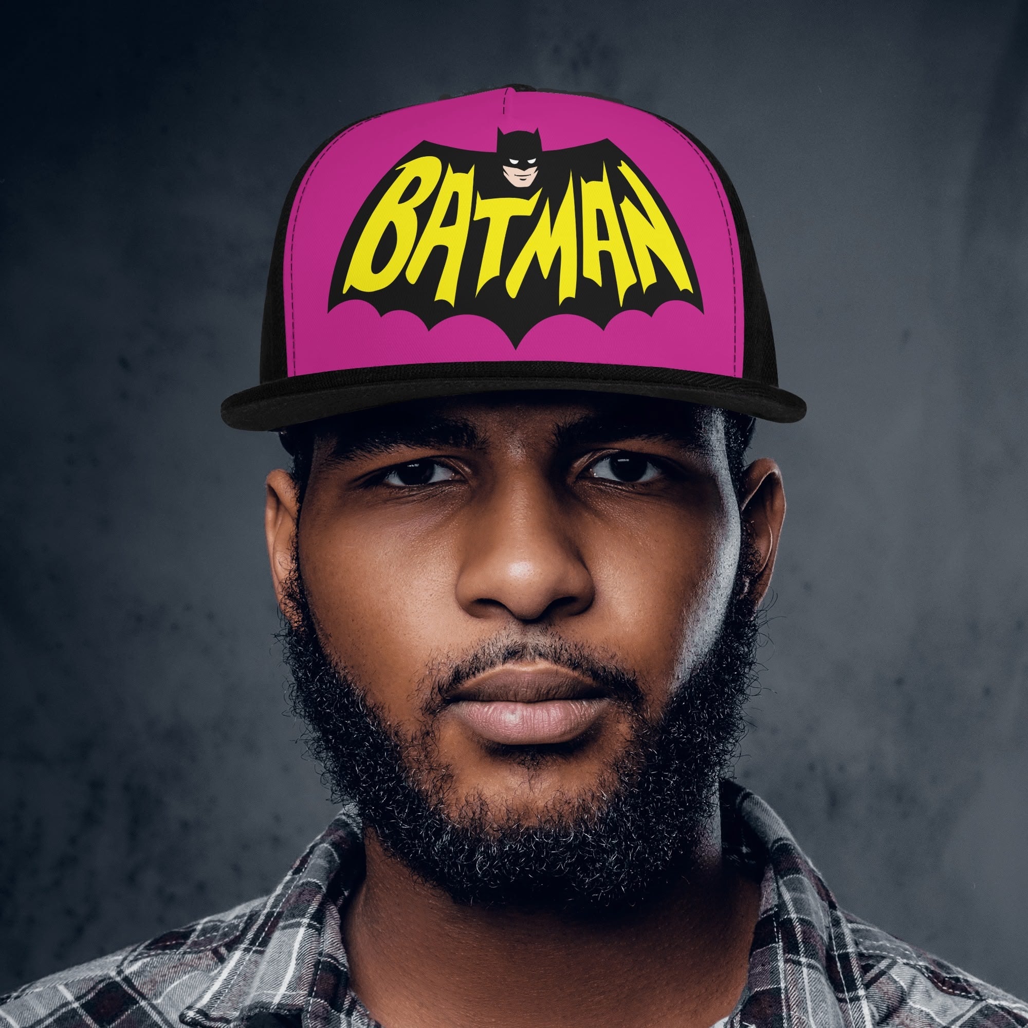 Batman Front Printing Casual Hip-hop Hats