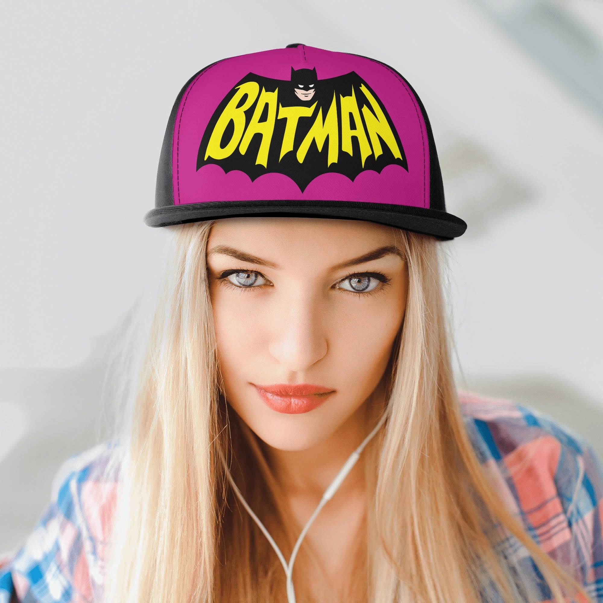 Batman Front Printing Casual Hip-hop Hats