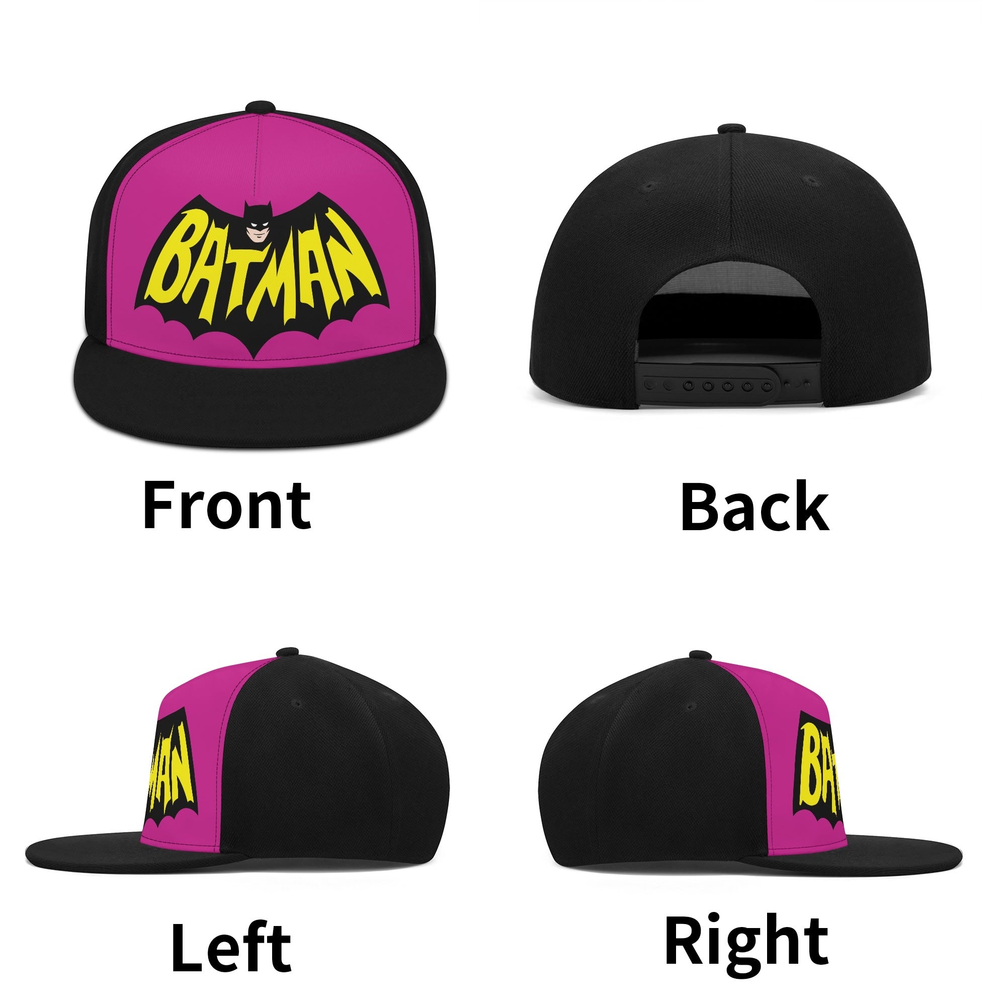 Batman Front Printing Casual Hip-hop Hats