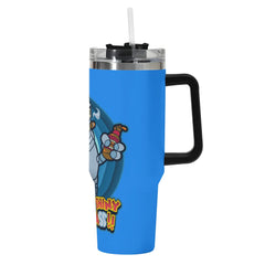 Futurama Personalized 40oz Stainless Steel Tumbler Gift With Black Handle and Straw