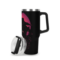 Uchiha Itachi 40oz Stainless Steel Tumbler Gift With Black Handle and Straw