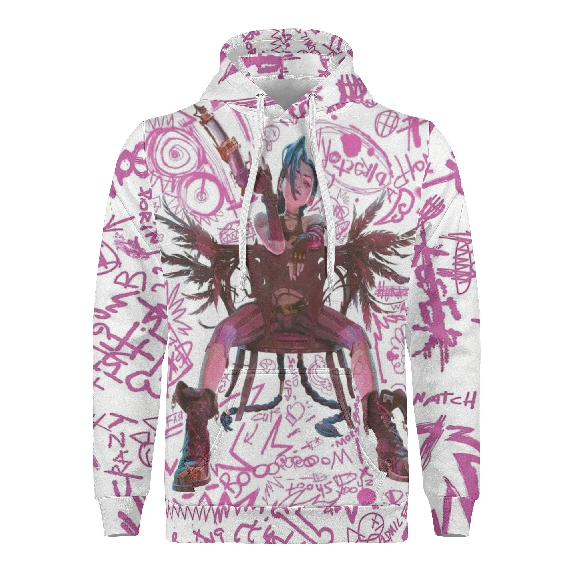 Jinx Wind Breaker Mens All Over Print Hoodie