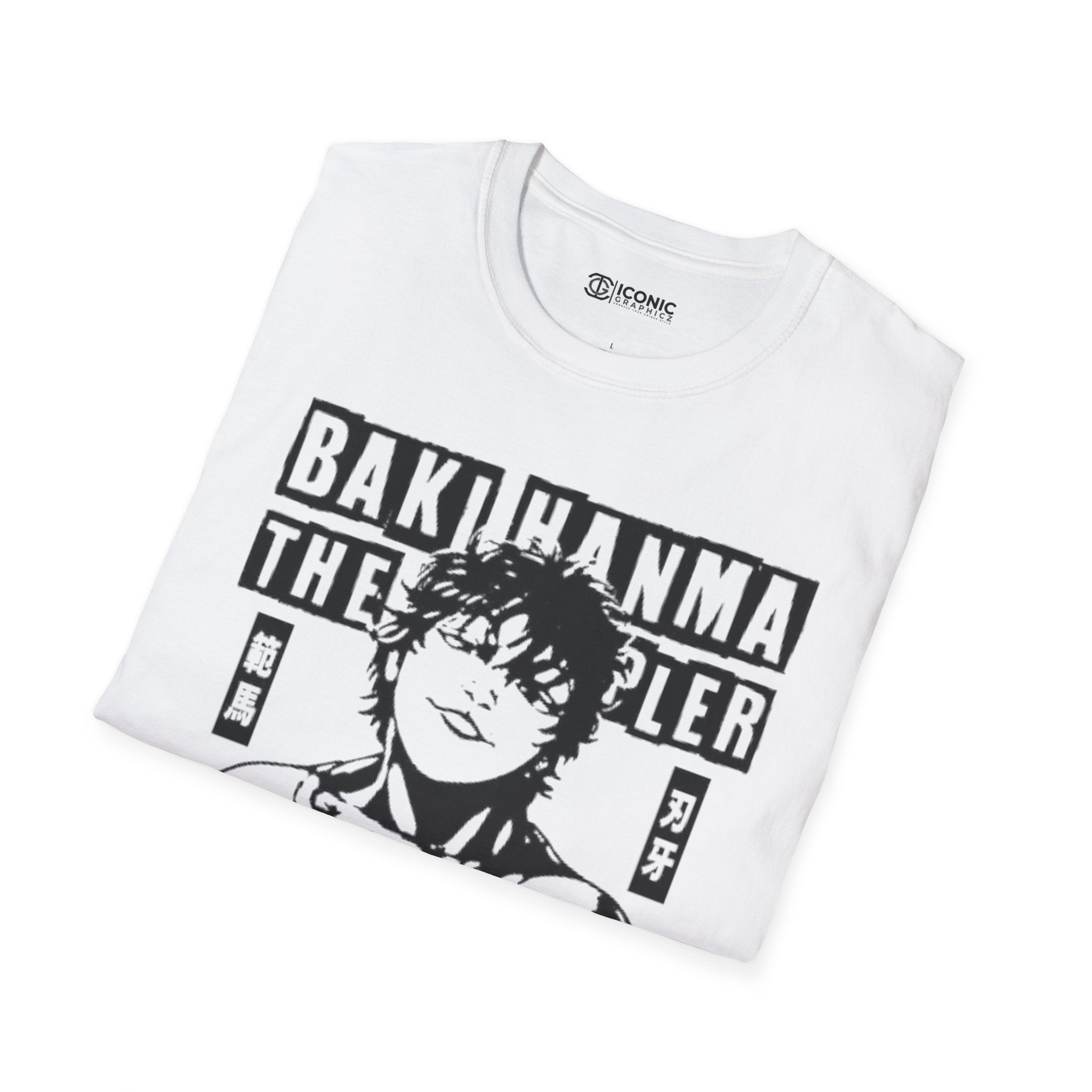 Hanma Baki Unisex Softstyle T-Shirt - IGZ Clothing 