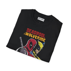 Deadpool and Wolverine Unisex Softstyle T-Shirt