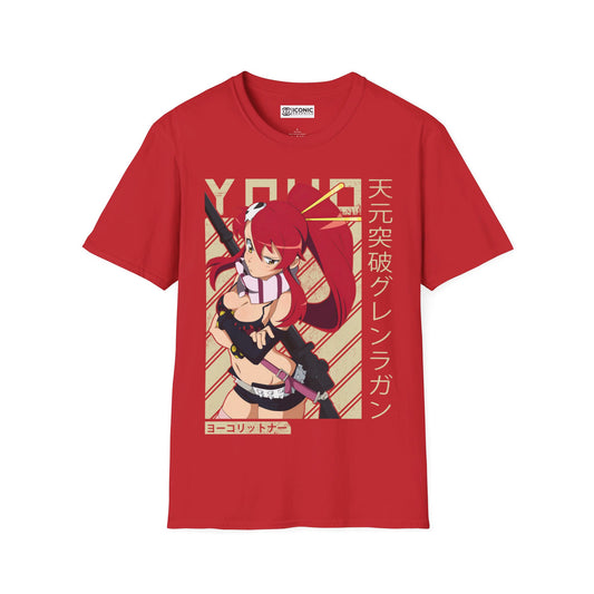 Gurren Lagann Yoko Unisex Softstyle T-Shirt - IGZ Clothing 