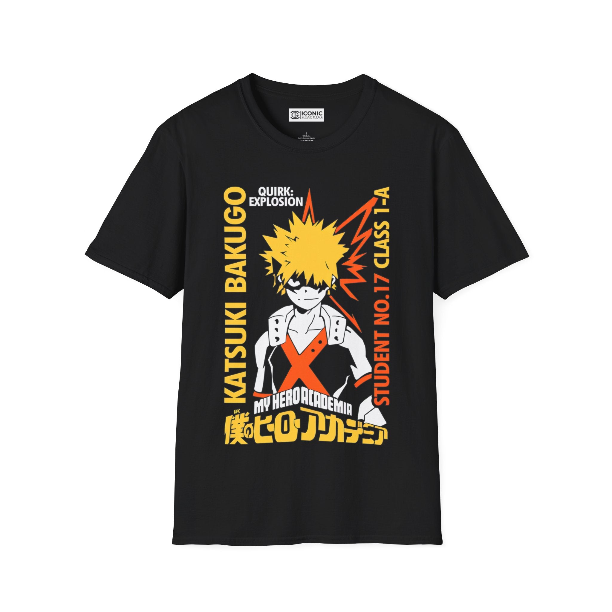 Bakugo Unisex Softstyle T-Shirt - IGZ Clothing 