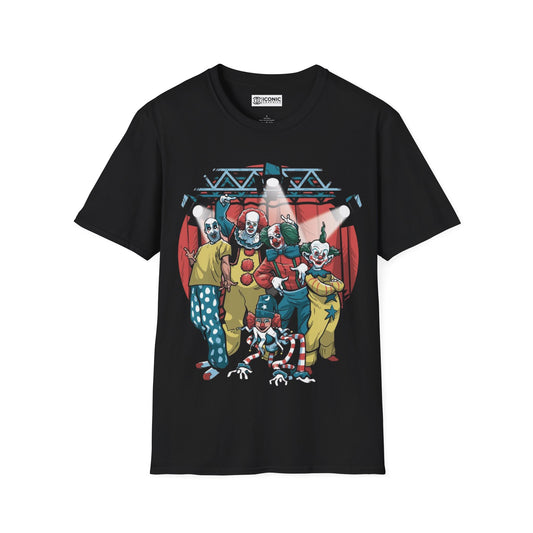 Maniac Clowns Unisex Softstyle T-Shirt - IGZ Clothing 