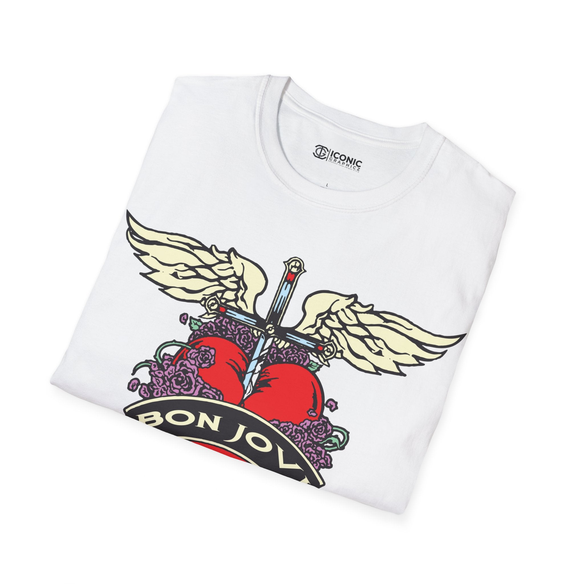 Bon Jovi Unisex Softstyle T-Shirt - IGZ Clothing 