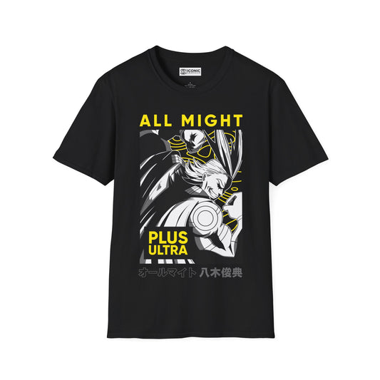 All Might Unisex Softstyle T-Shirt - IGZ Clothing 