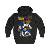 Vegeta DragonBall Z Unisex Full Zip Hoodie