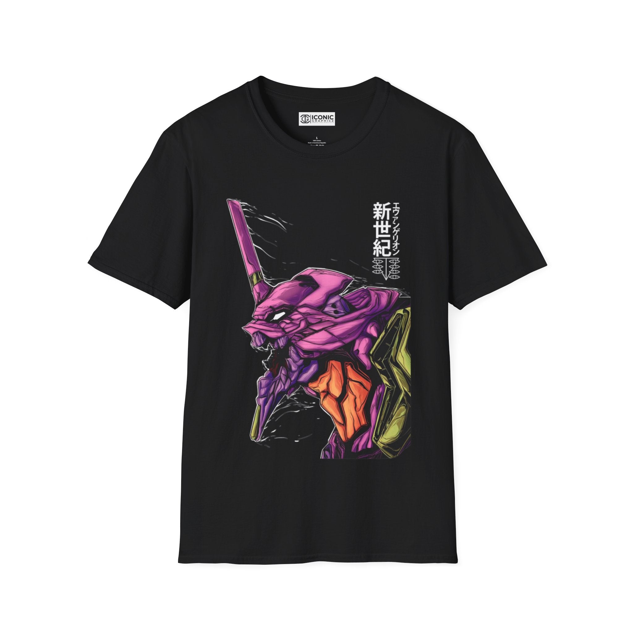 Evangelion Eva-01 Unisex Softstyle T-Shirt - IGZ Clothing 