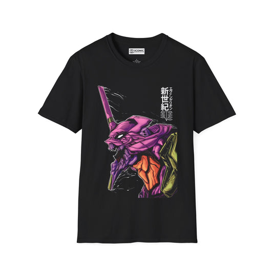 Evangelion Eva-01 Unisex Softstyle T-Shirt - IGZ Clothing 