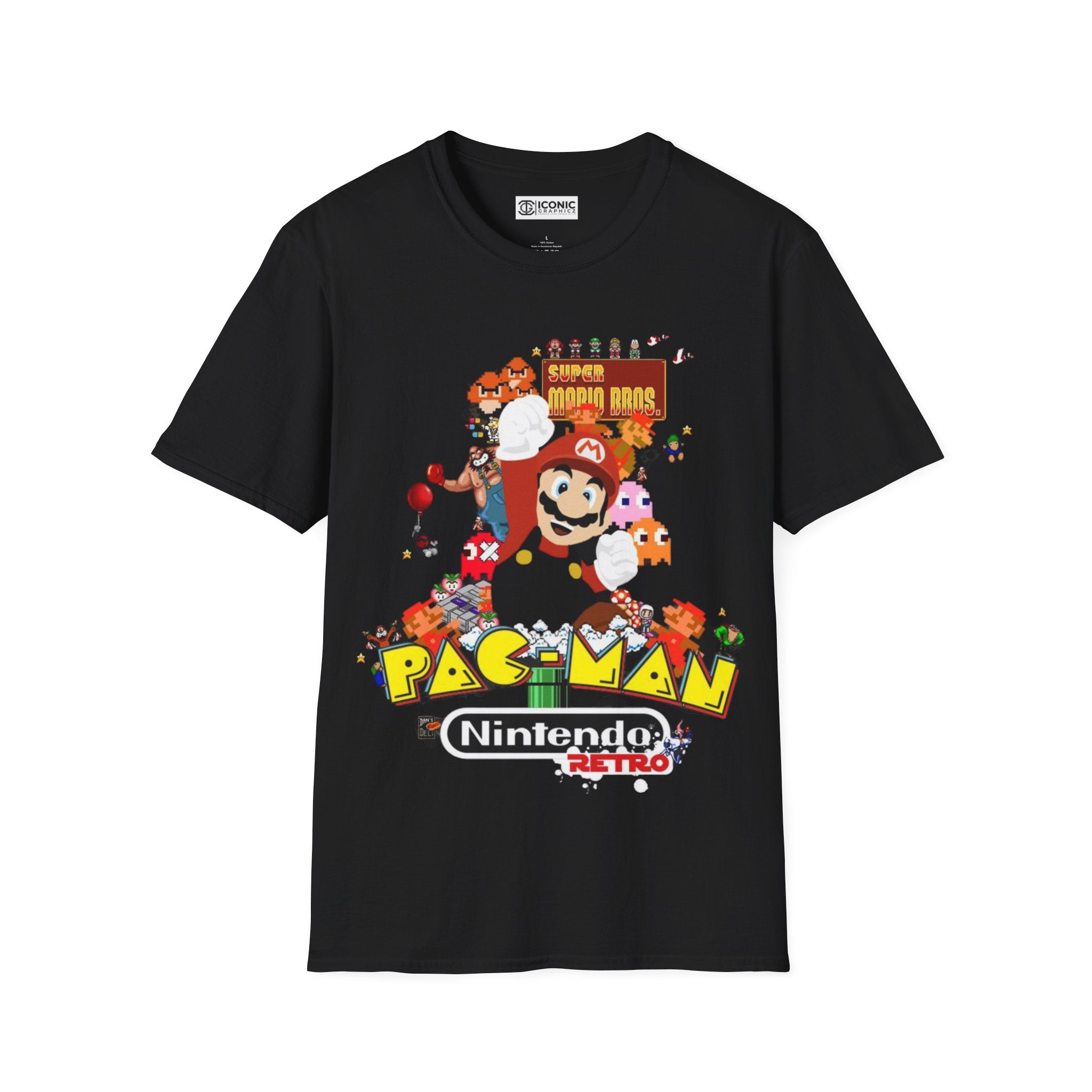 Mario Unisex Softstyle T-Shirt - IGZ Clothing 