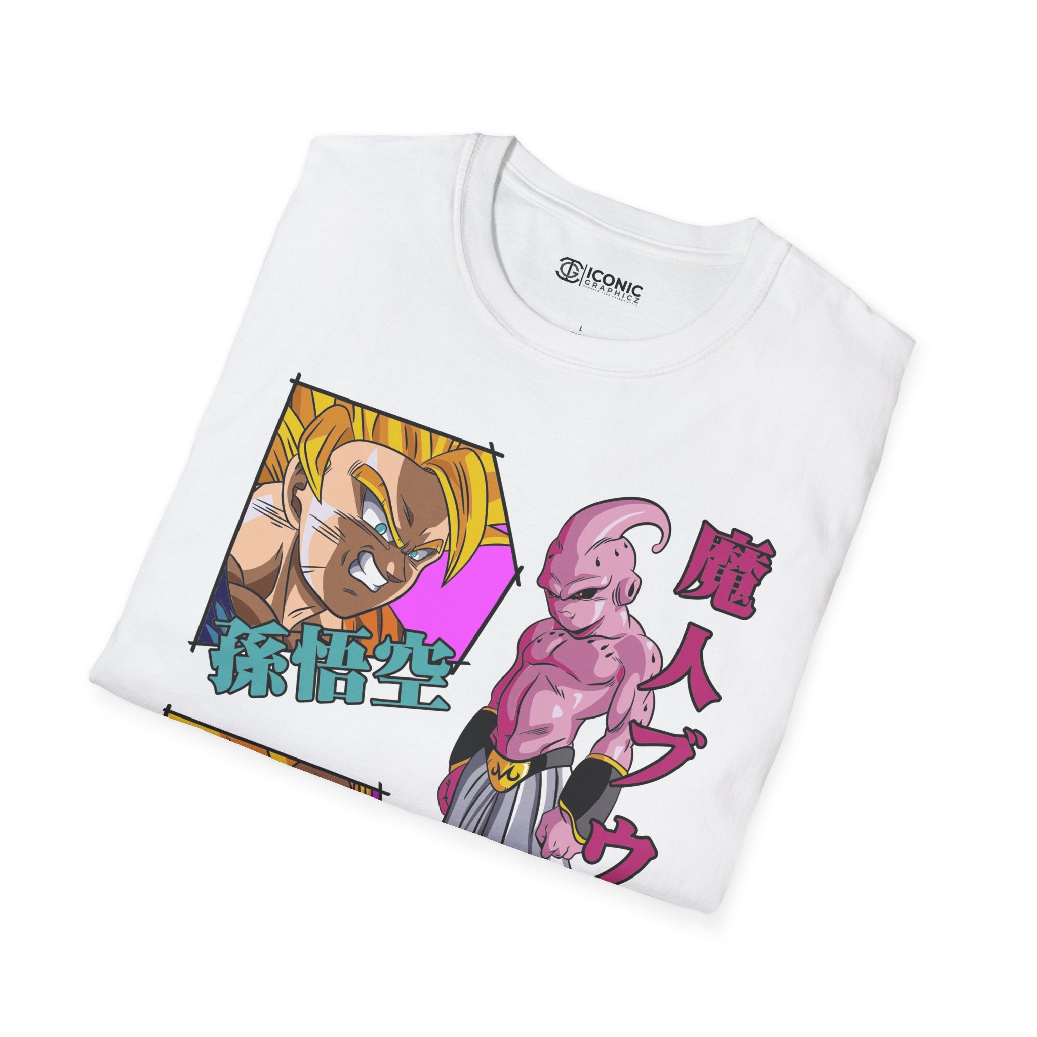 Goku and Vegeta vs Majin Buu Dragonball T-Shirt