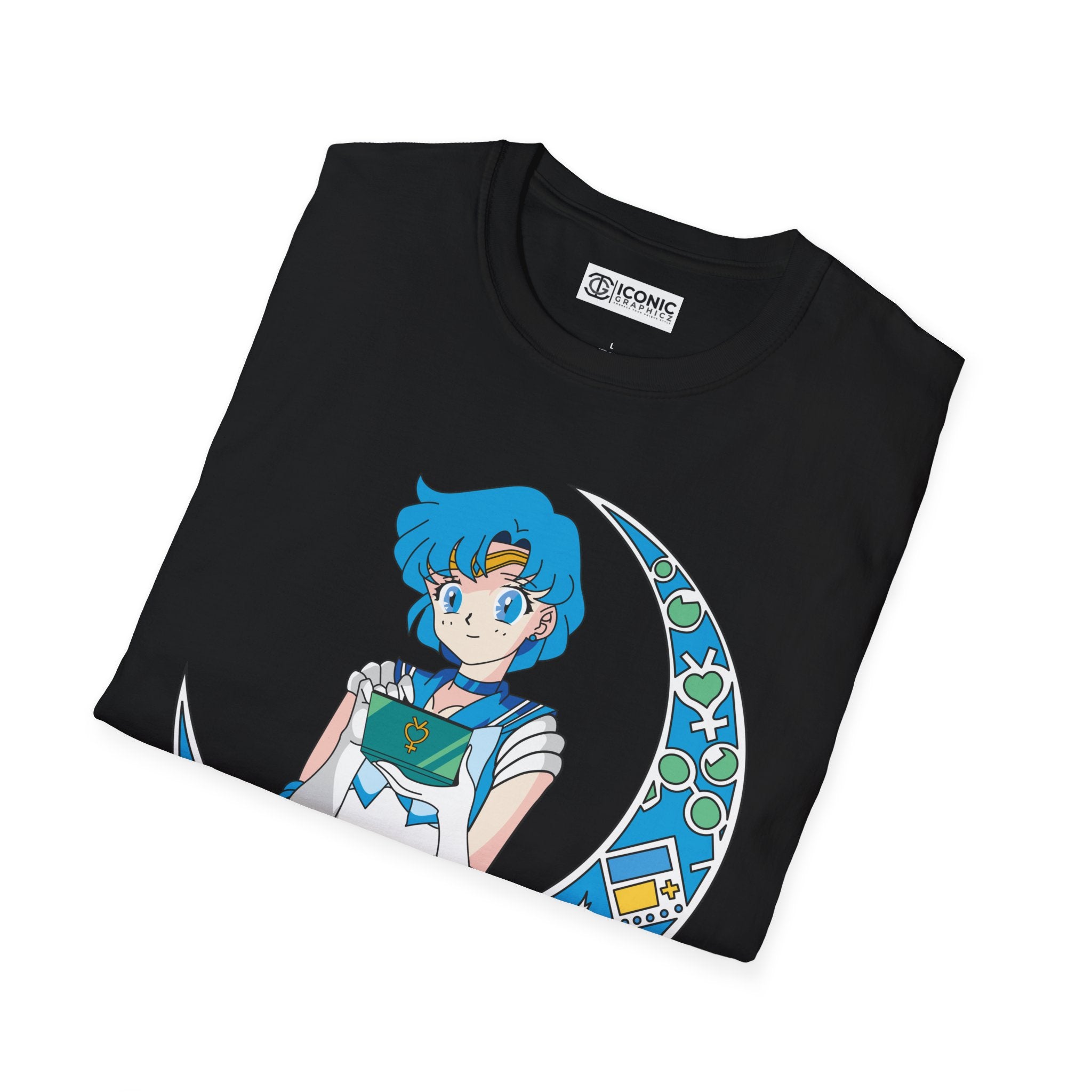 Sailor Mercury Unisex Softstyle T-Shirt - IGZ Clothing 