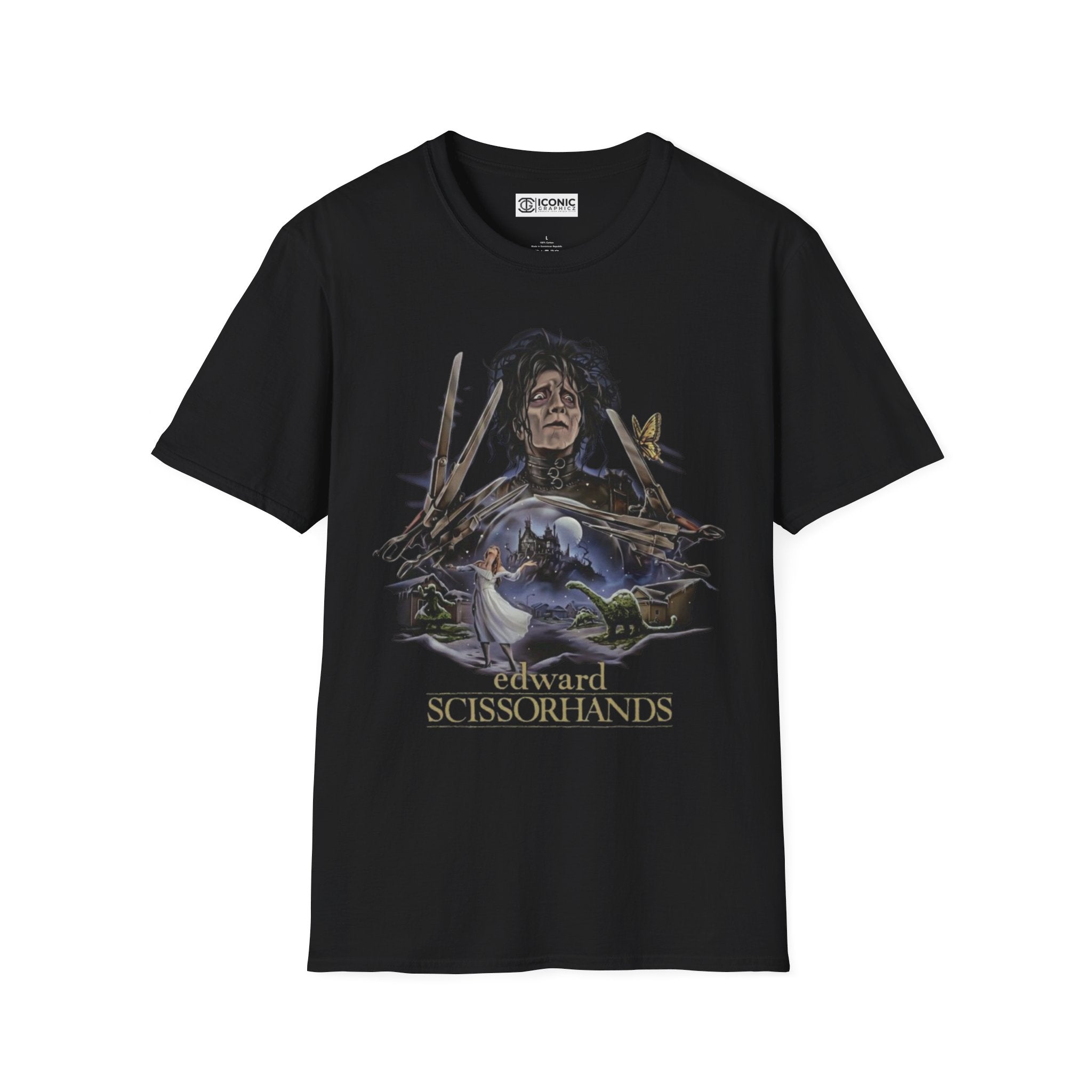 Edward Scissorhands Unisex Softstyle T-Shirt - IGZ Clothing 