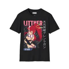 Gurren Lagann Yoko Unisex Softstyle T-Shirt - IGZ Clothing 