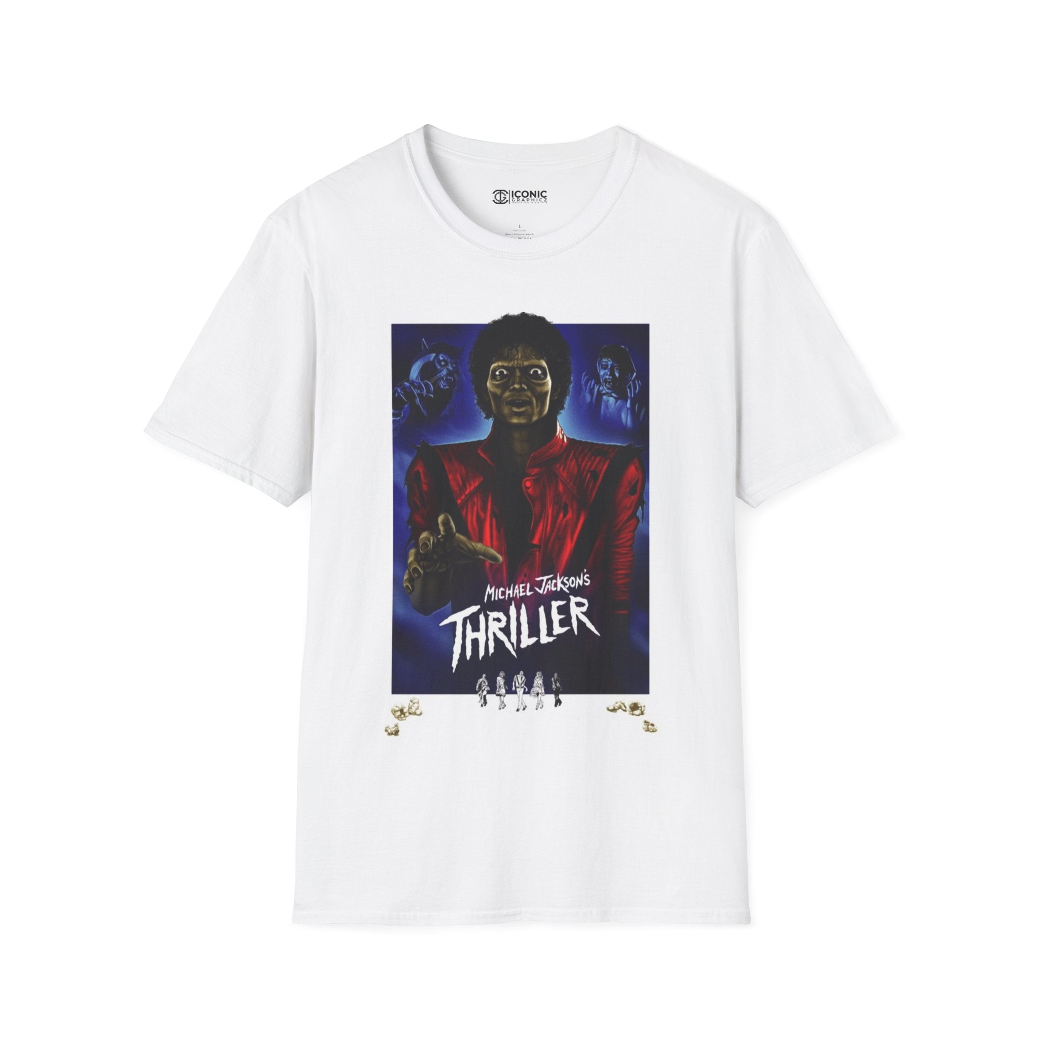 Micheal Jackson Unisex Softstyle T-Shirt - IGZ Clothing 