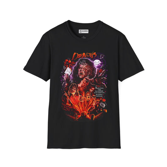 Night of the Demons Unisex Softstyle T-Shirt - IGZ Clothing 