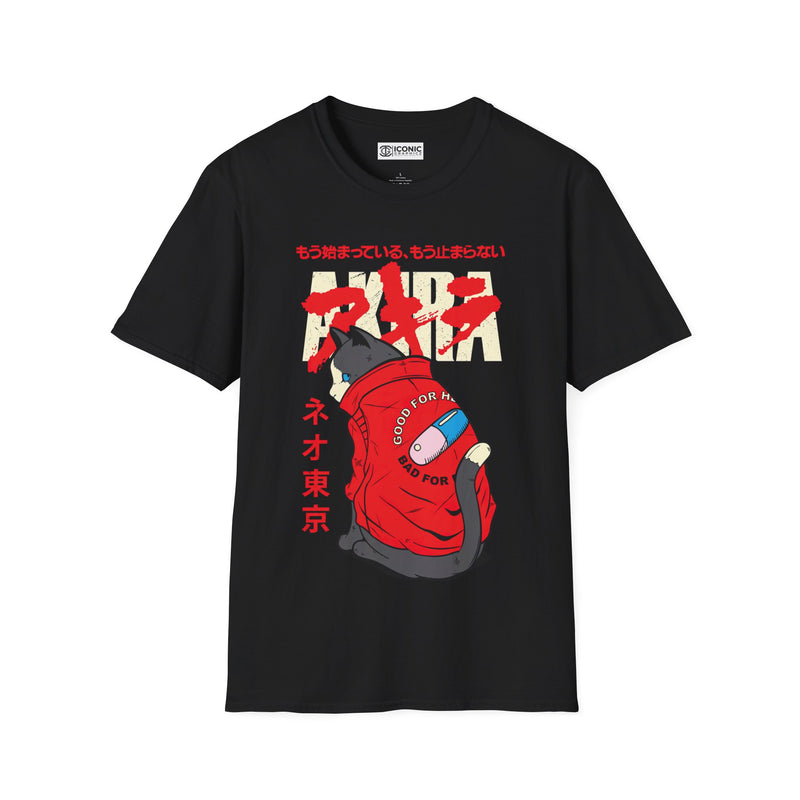 Kaneda Cat Unisex Softstyle T-Shirt - IGZ Clothing 