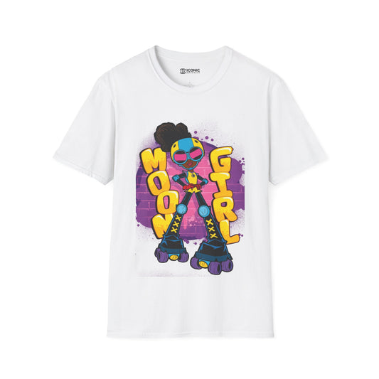 Moon girl Unisex Softstyle T-Shirt - IGZ Clothing 