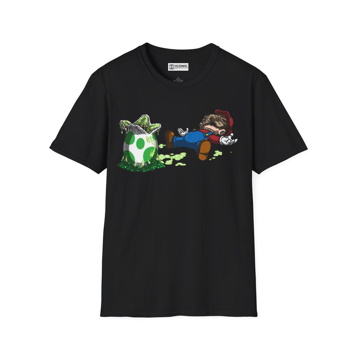 Alien and Super Mario T-Shirt - 