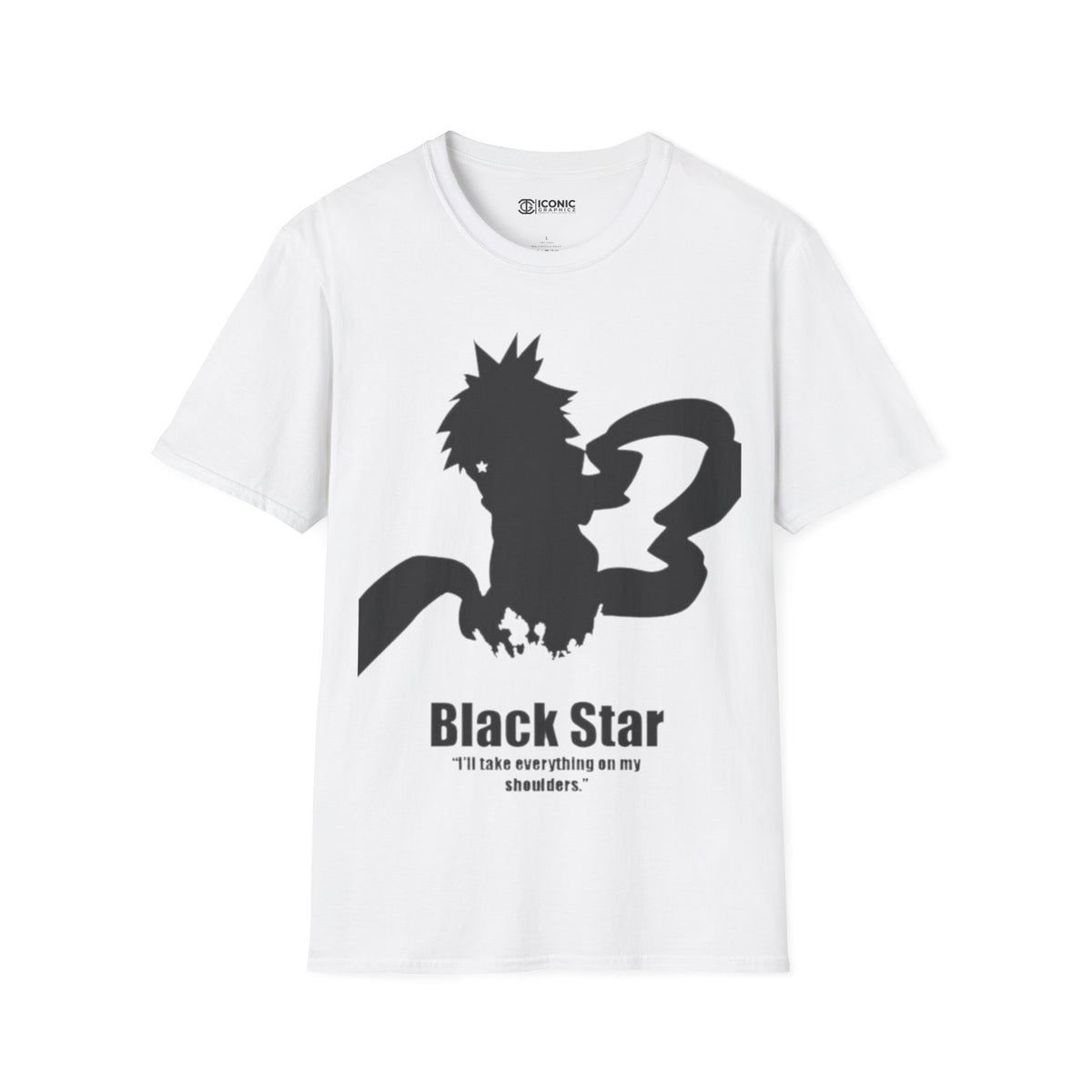 Black Star Unisex Softstyle T-Shirt - IGZ Clothing 