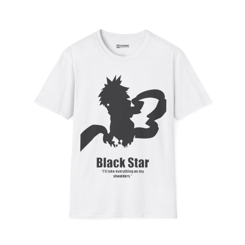 Black Star Unisex Softstyle T-Shirt - IGZ Clothing 