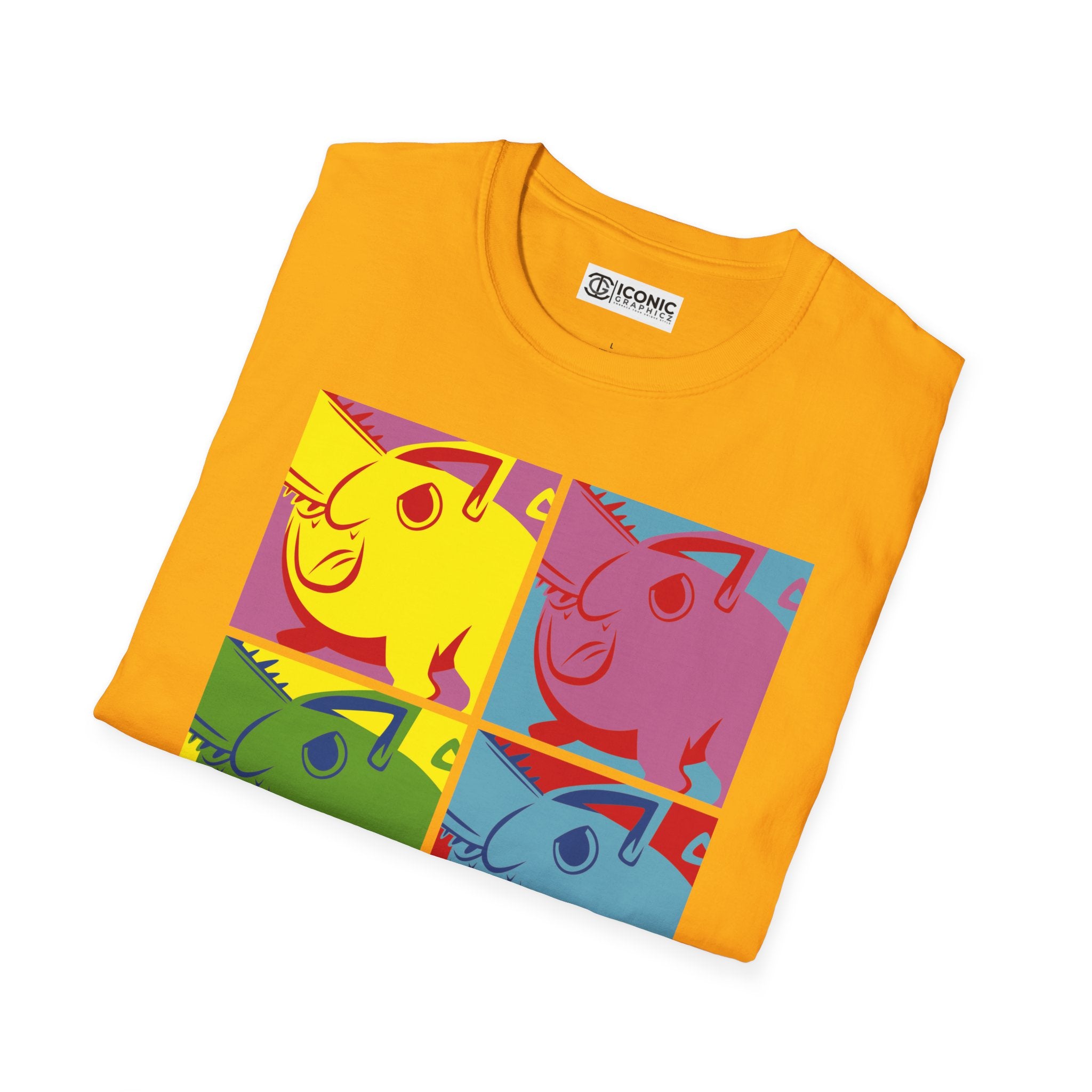 Pochita Unisex Softstyle T-Shirt - IGZ Clothing 